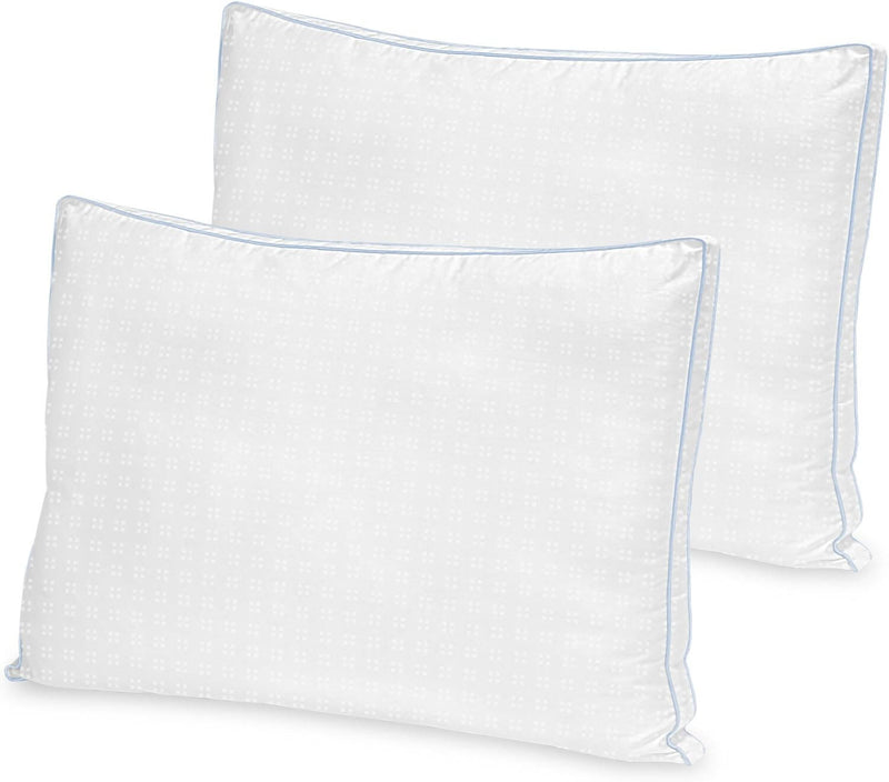 Cool Fusion Firm Density Bed Pillow with Cooling Gel Beads 2-Pack