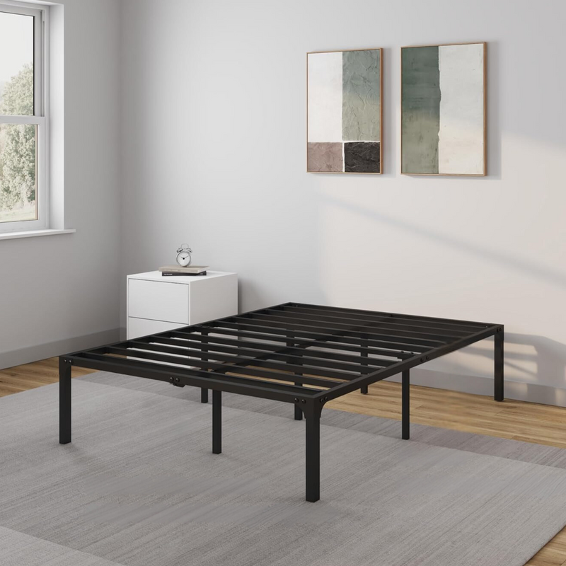 Zeta 16 Inch Metal Platform Bed Frame